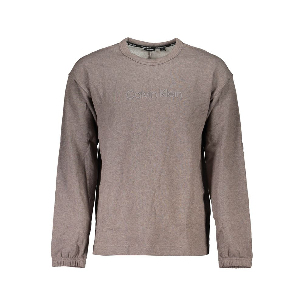 Calvin Klein Marrone Coton Sweat-shirt Homme