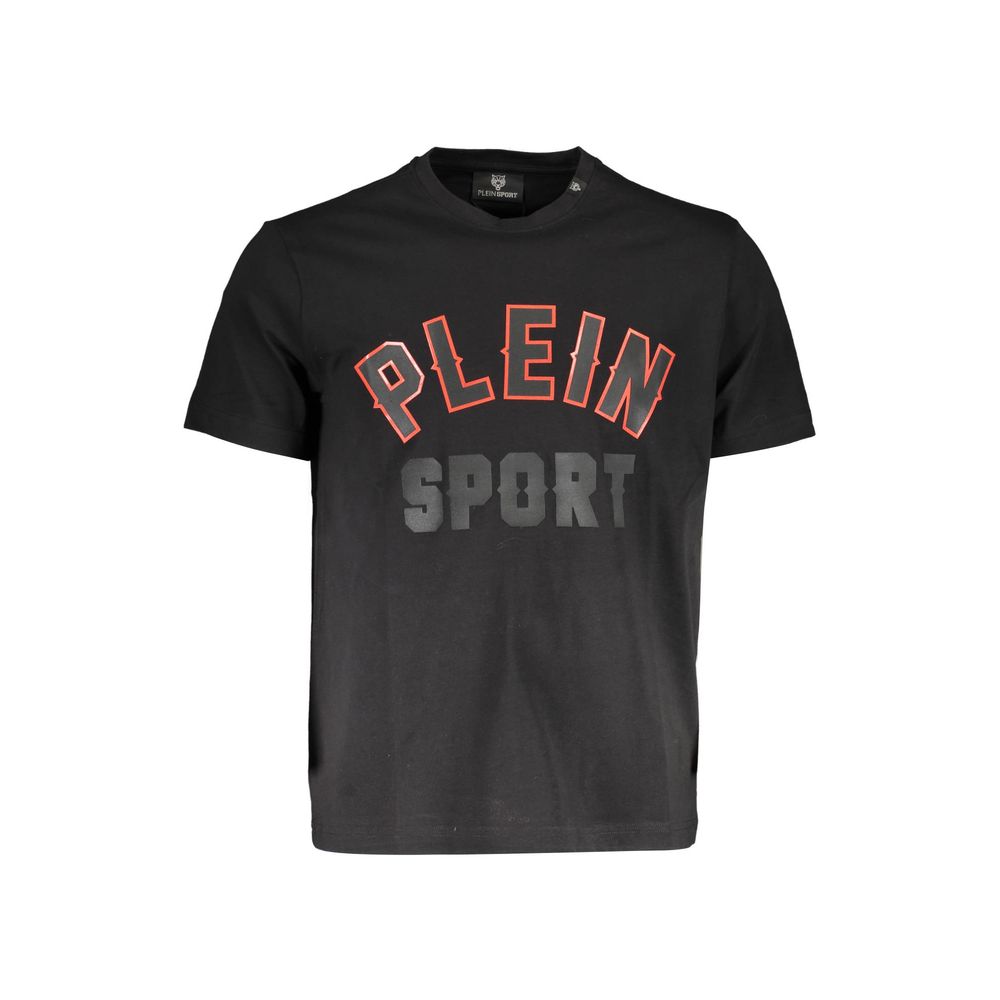 T-shirt Plein Sport en coton noir pour homme