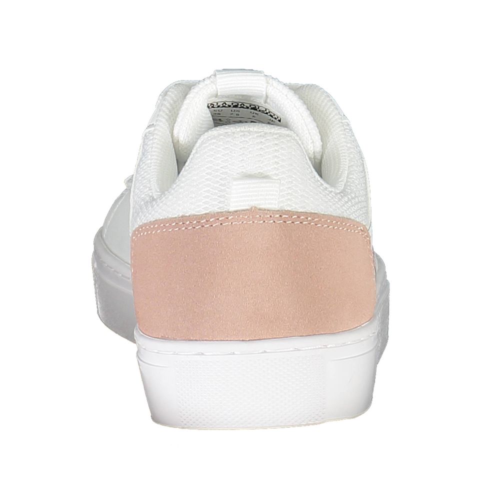 Napapijri Baskets en Cuir Blanc pour Femme