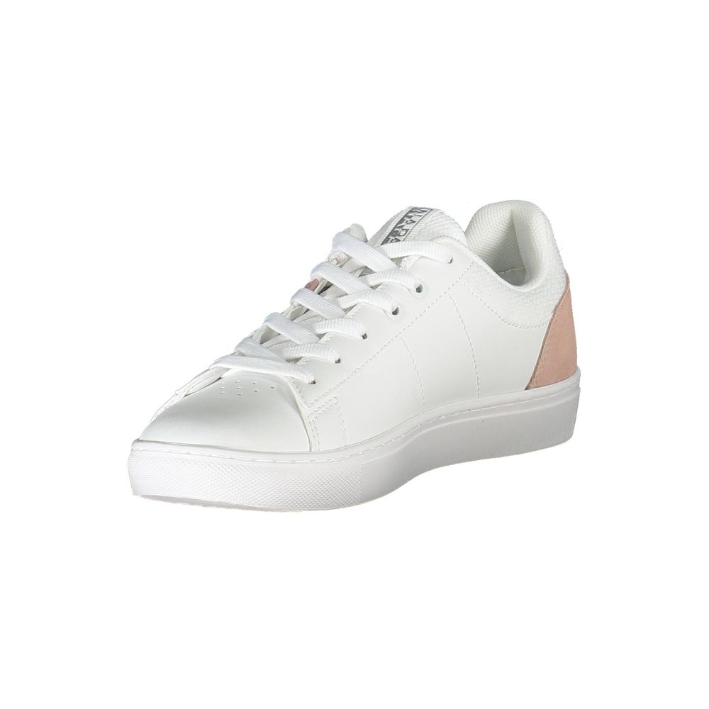 Napapijri Baskets en Cuir Blanc pour Femme