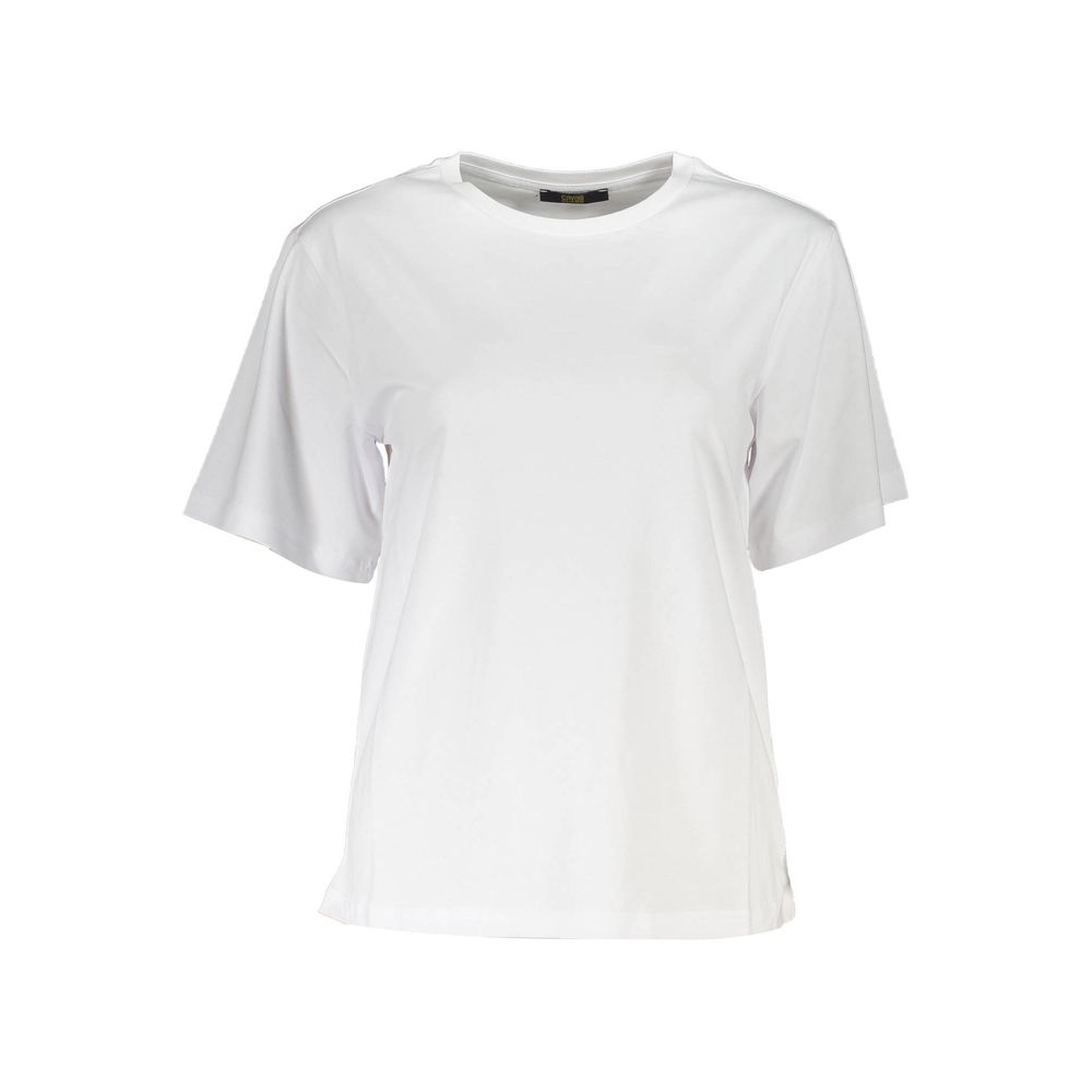 Cavalli Class Bianco Cotton Women T-Shirt