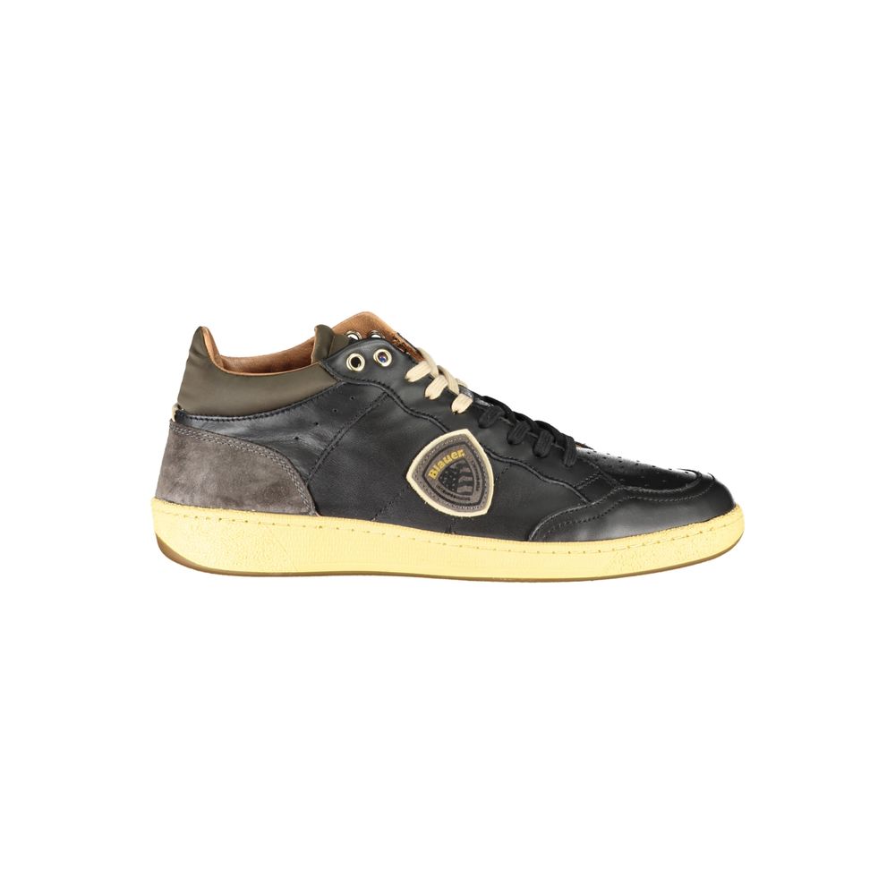 Blauer Black Athletic Sneakers for Men