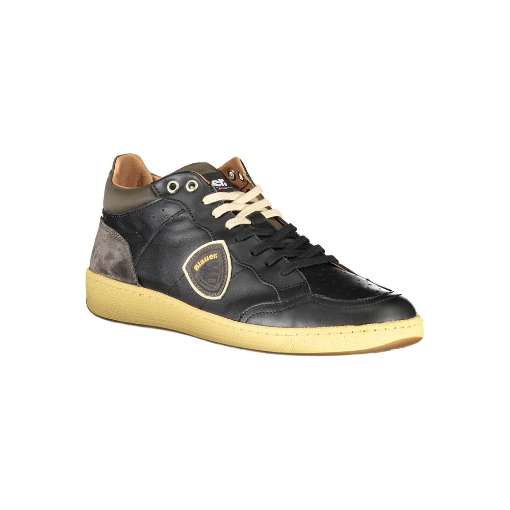 Blauer Black Athletic Sneakers for Men detail view