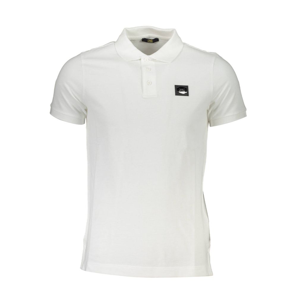 Cavalli Class White Polo Shirt for Men