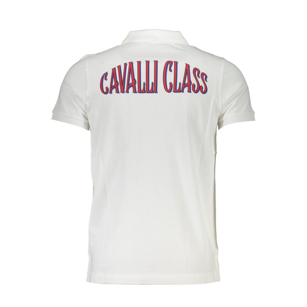 Cavalli Class White Polo Shirt for Men alternate view