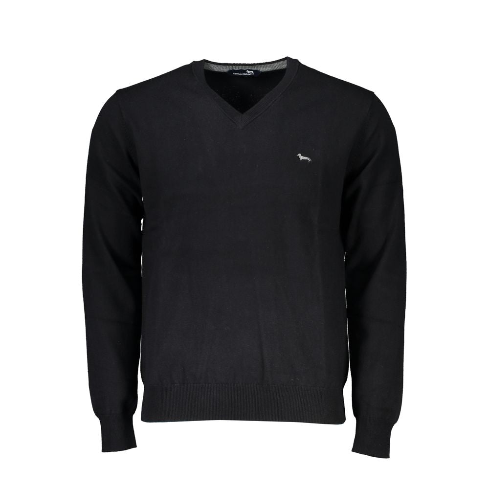 Harmont & Blaine Pull Homme en Coton Noir
