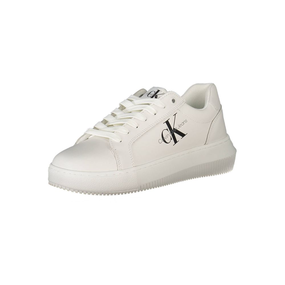 Baskets blanches en polyester Calvin Klein pour femme