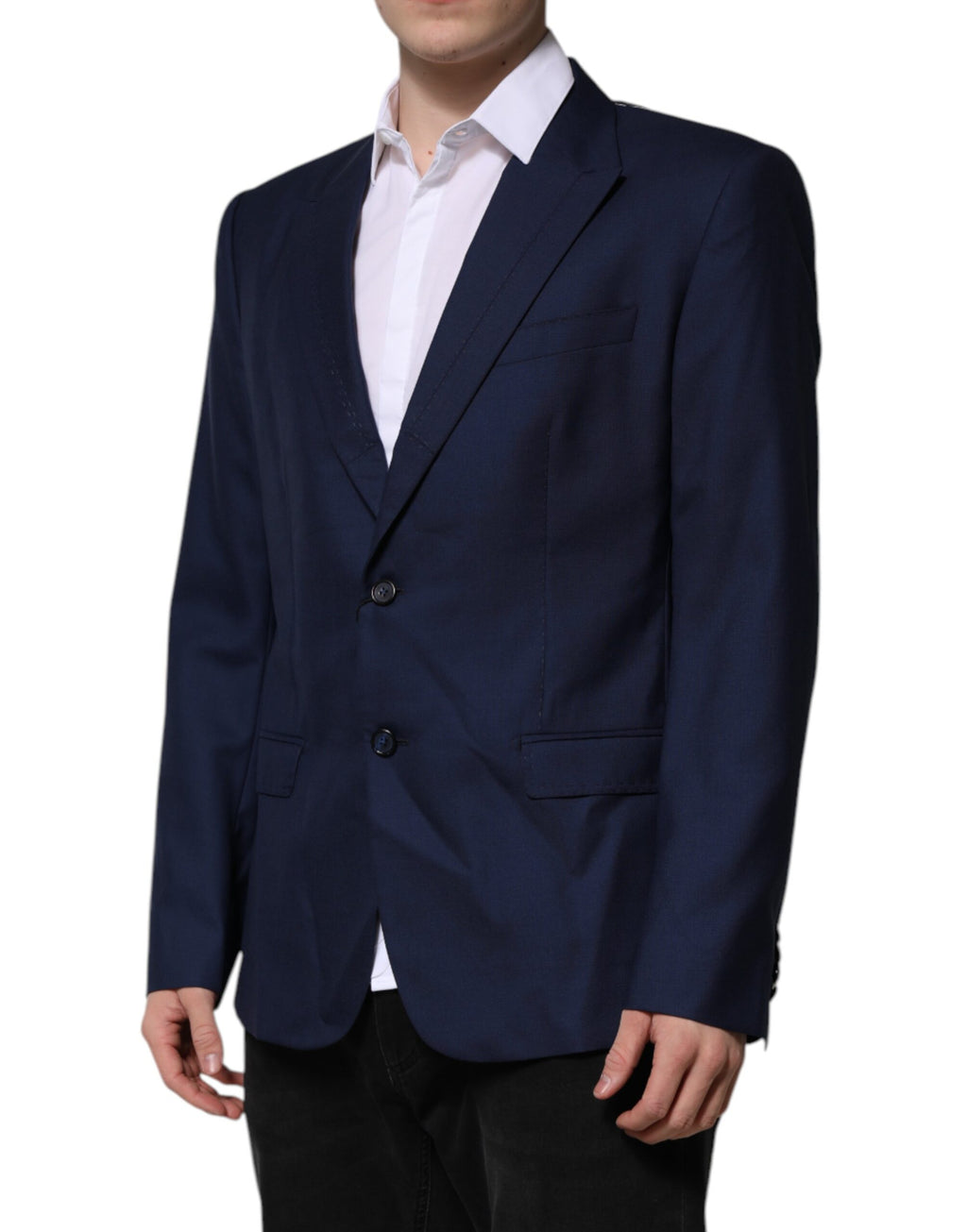 Dolce & Gabbana Blue Blazer for Men detail view