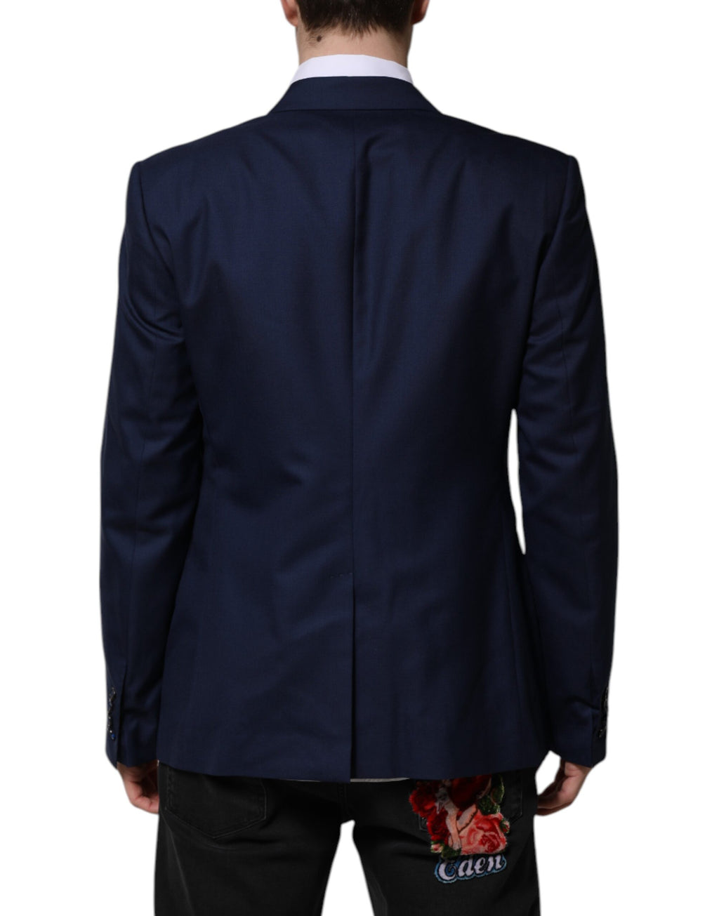 Dolce & Gabbana Blue Blazer for Men side view