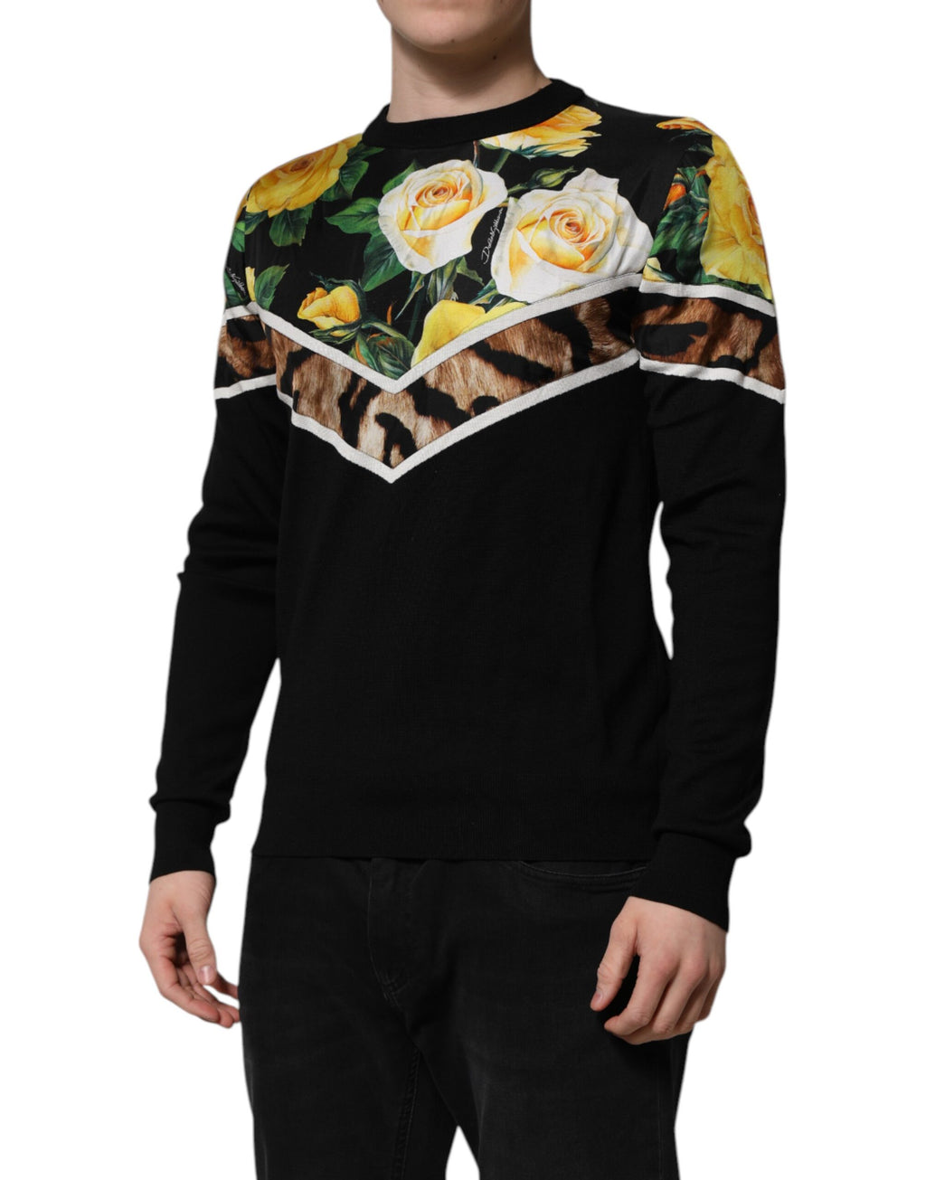 Dolce & Gabbana Black Sweatshirt for Men detail view
