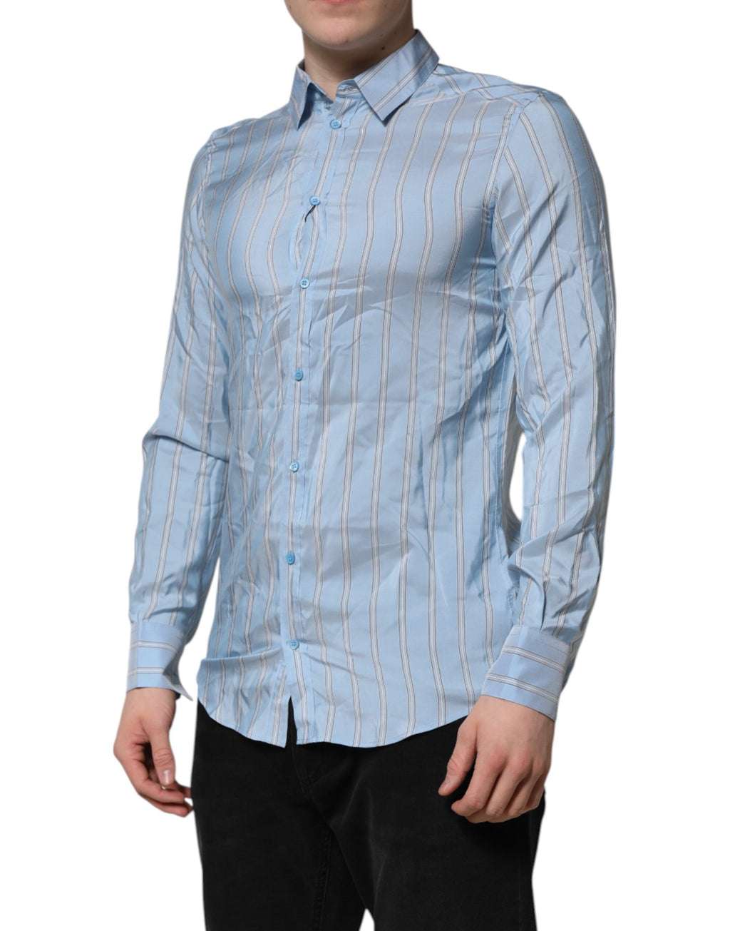 Dolce & Gabbana Blue Shirt for Men detail view