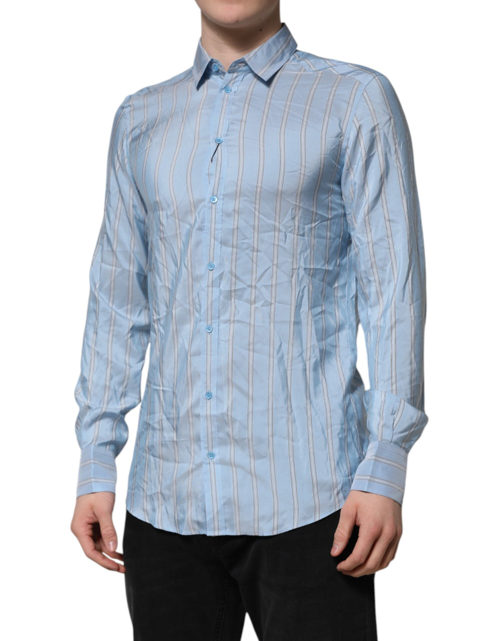 Dolce & Gabbana Blue Shirt for Men detail view