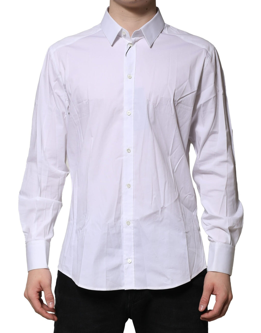 Dolce & Gabbana White Dress Shirt for Men