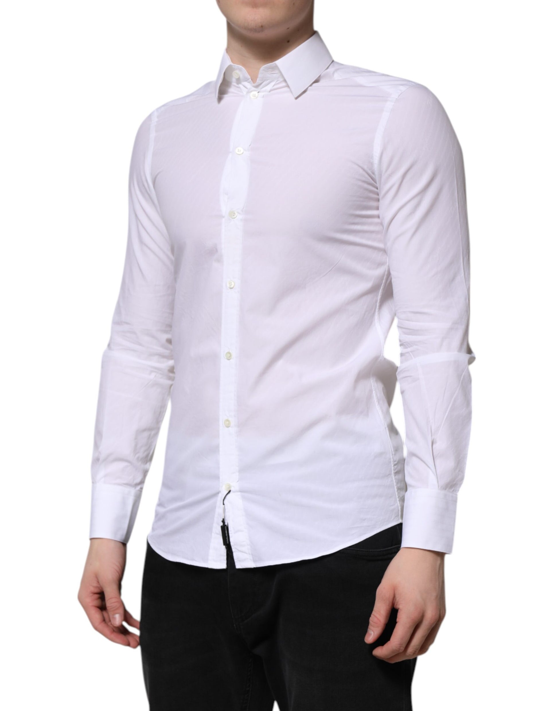 Dolce & Gabbana White Dress Shirt for Men detail view