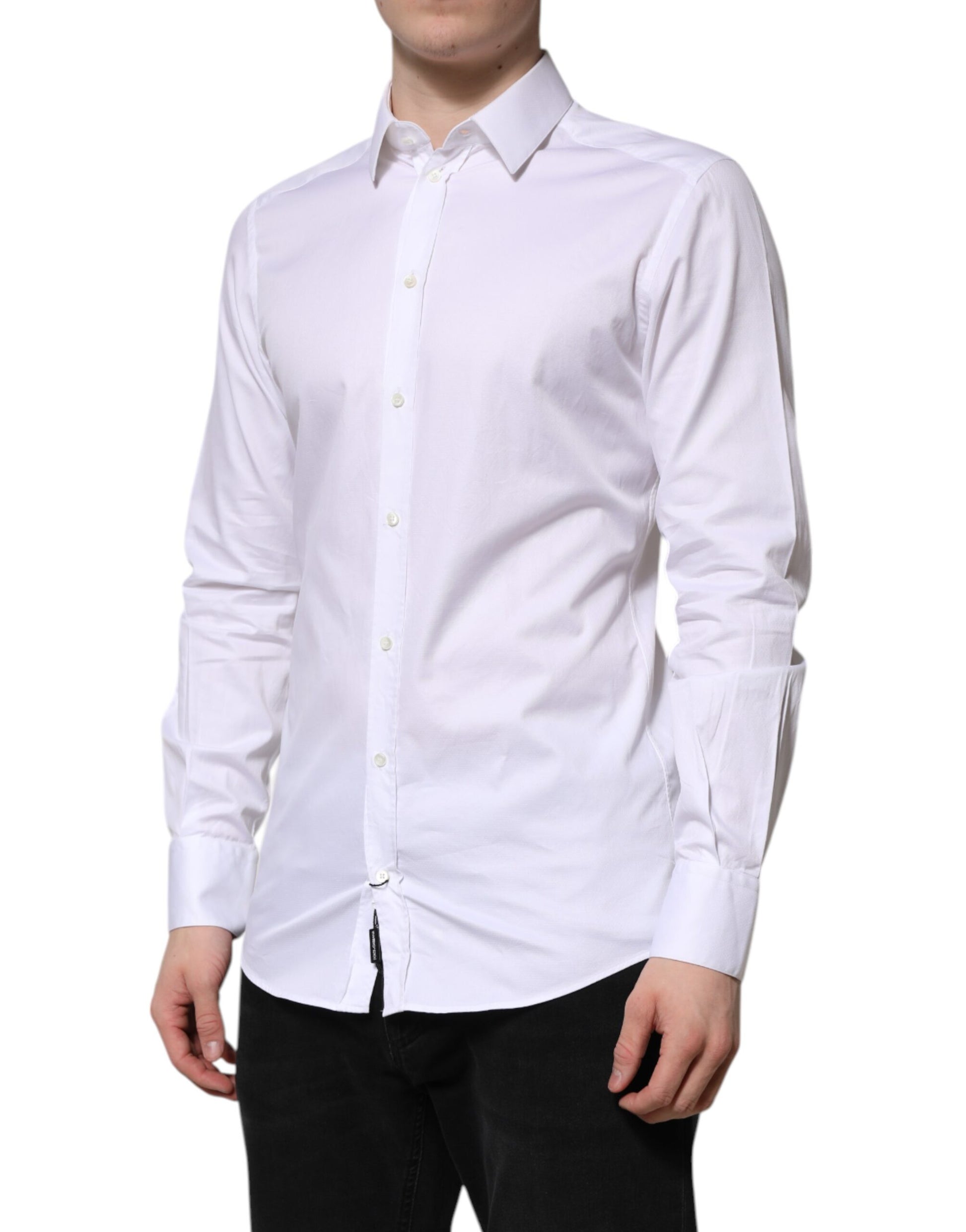 Dolce & Gabbana White Dress Shirt for Men detail view