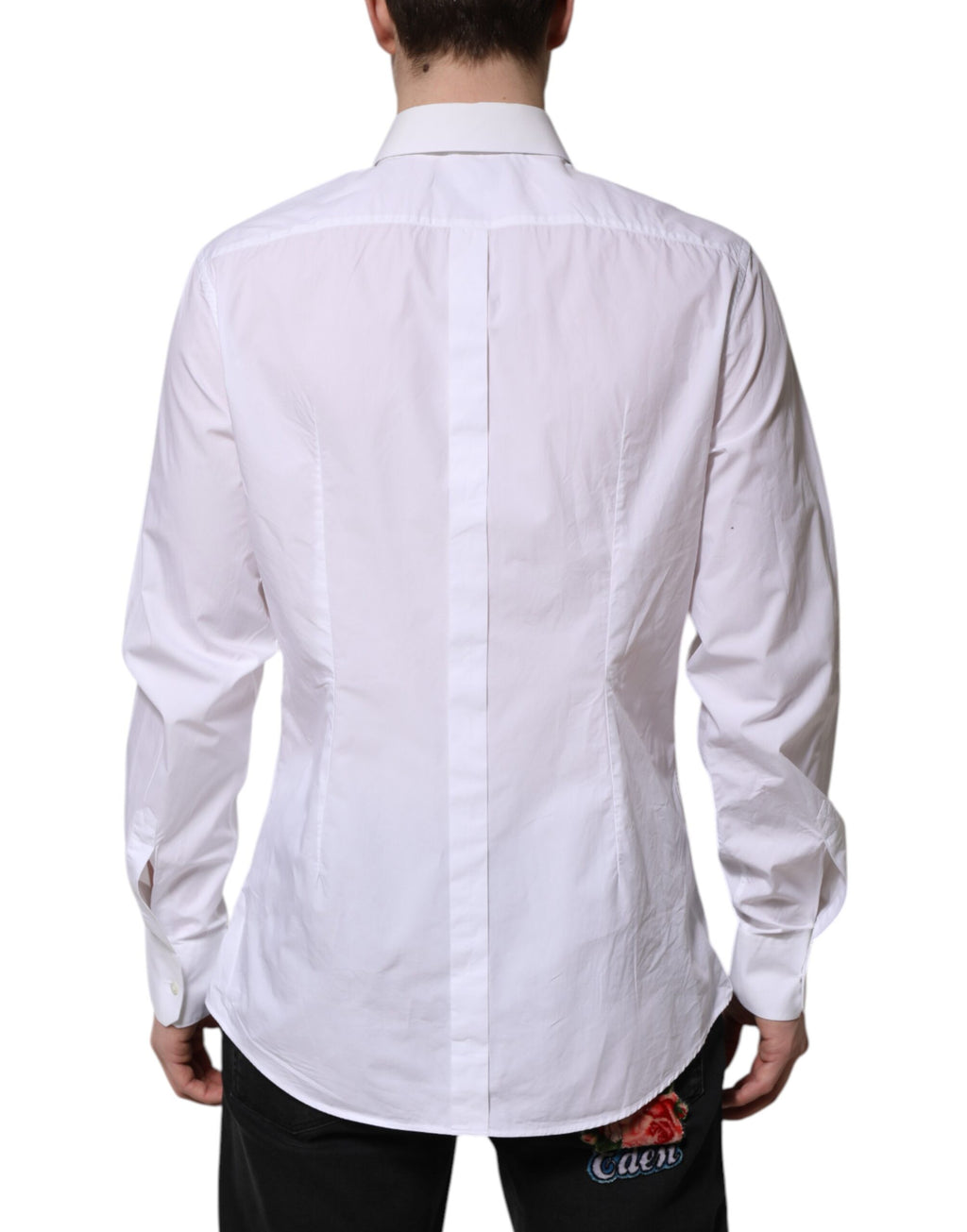 Dolce & Gabbana White Dress Shirt for Men side view