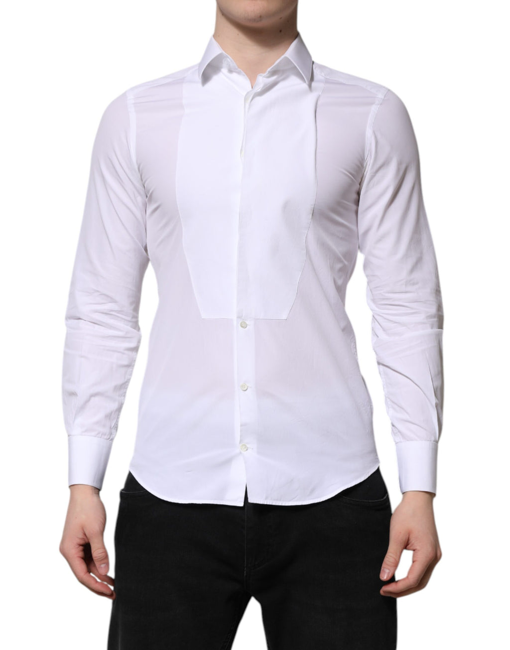 Dolce & Gabbana White Dress Shirt for Men