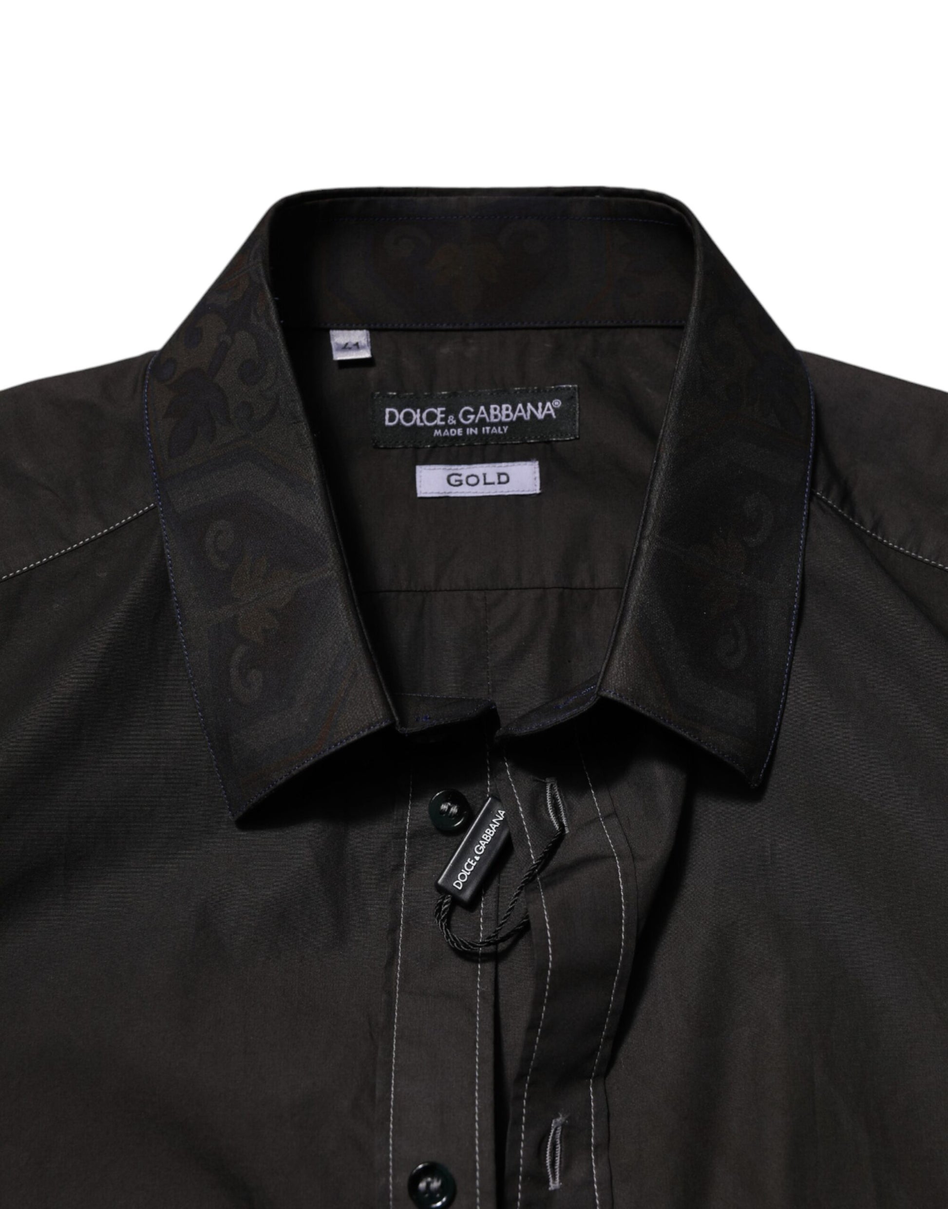 Dolce & Gabbana Black Dress Shirt for Men additional view