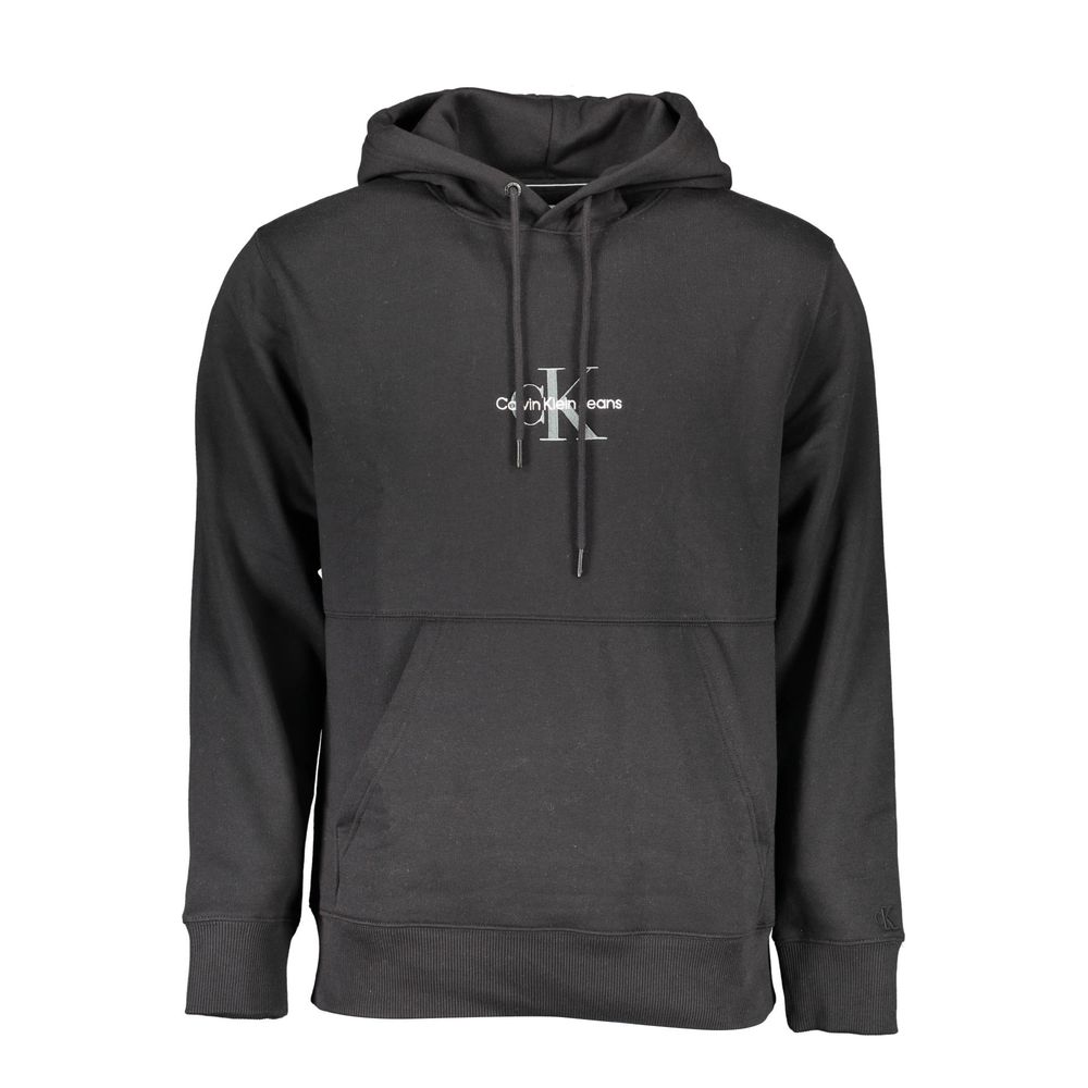 Sweat-shirt noir en coton pour homme Calvin Klein