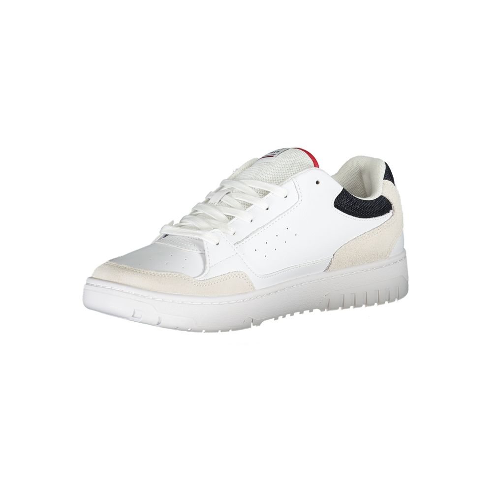 Tommy Hilfiger White Athletic Sneakers for Men detail view