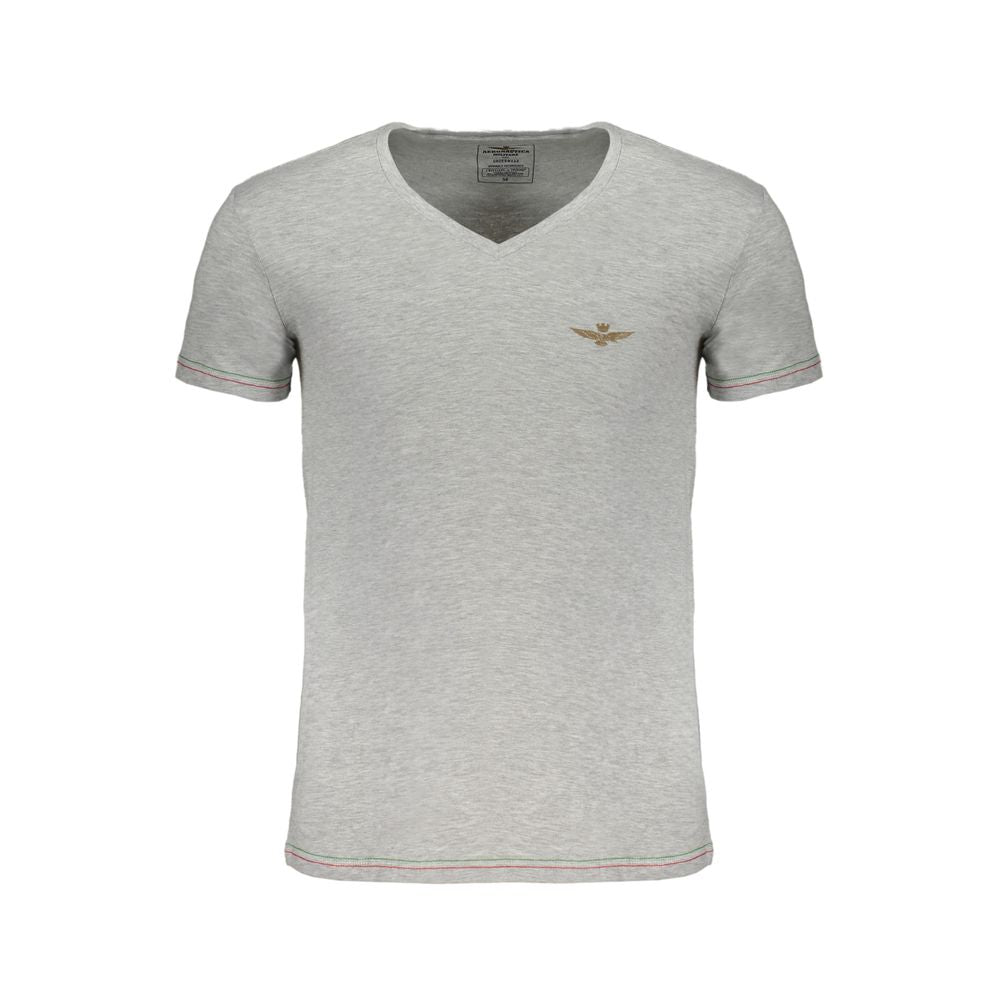 Aeronautica Militare Brown Cotton Men T-Shirt