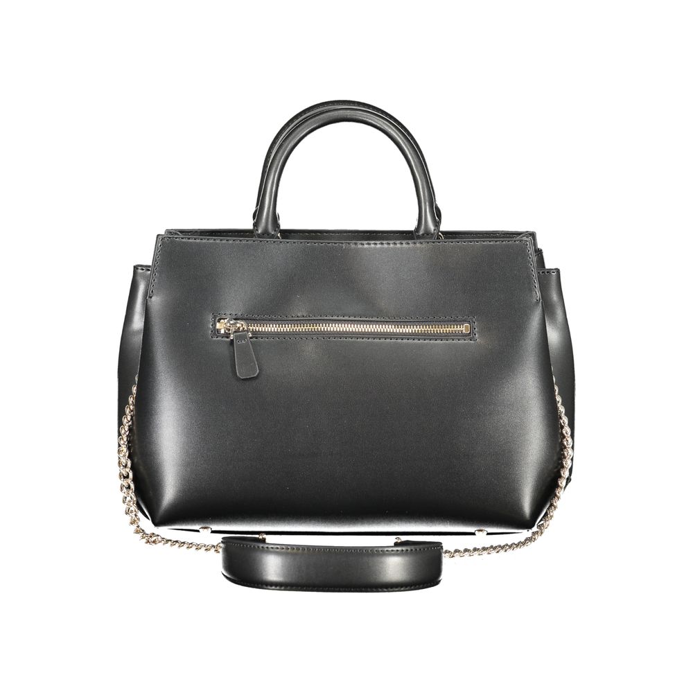 Guess Jeans Black Polyurethane Women's Handbag