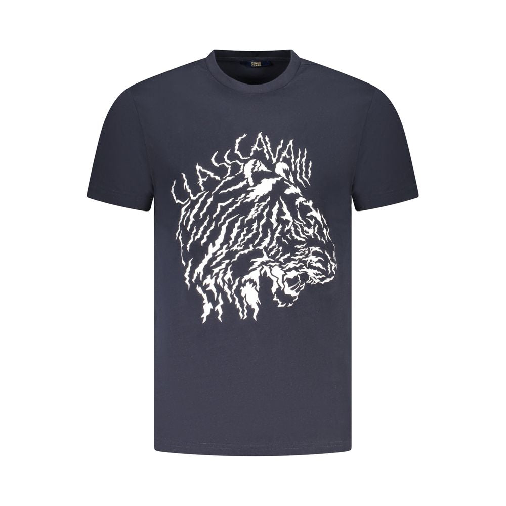 Cavalli Class Blue T-Shirt for Men