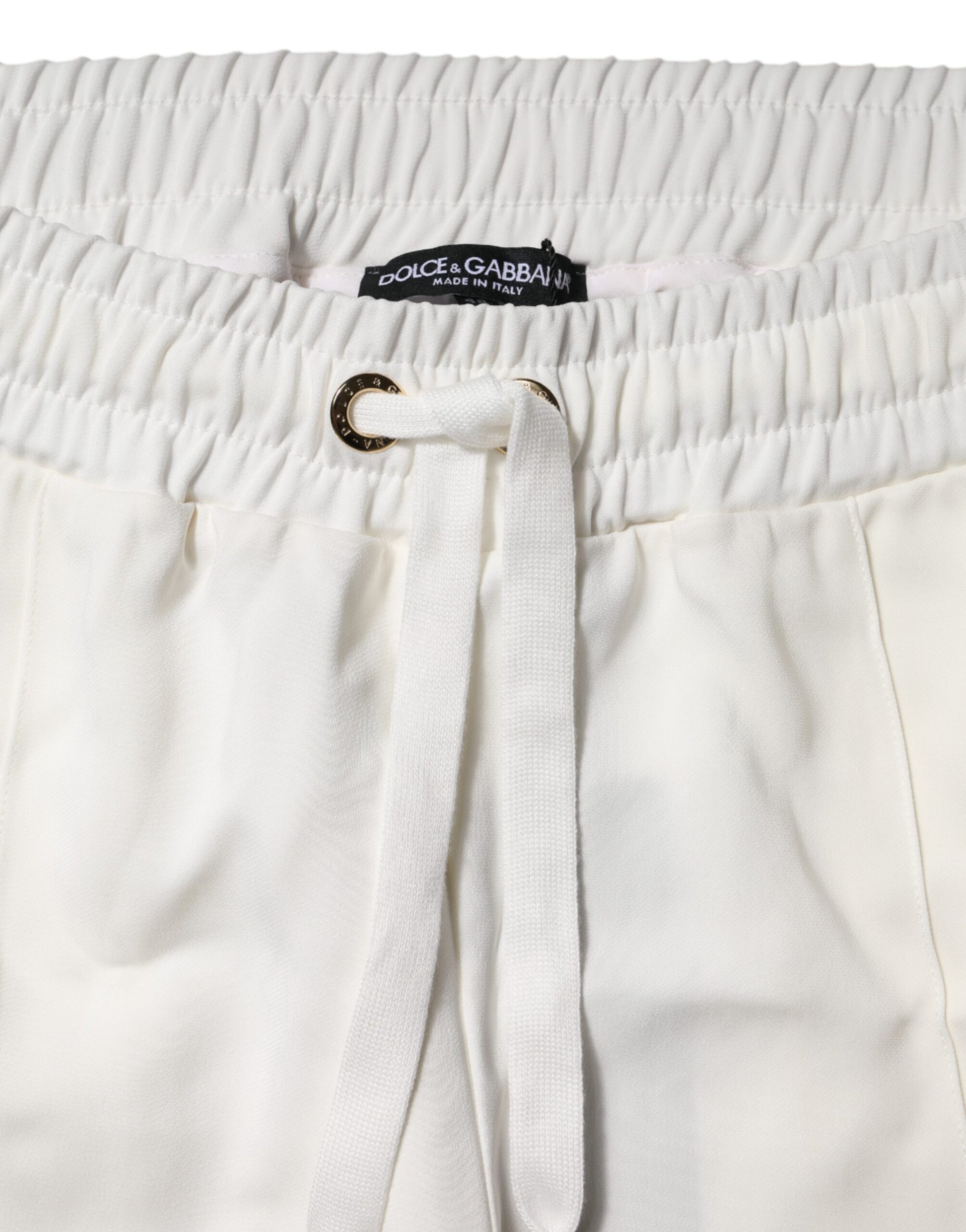 Pantalon de survêtement jogger blanc Dolce & Gabbana
