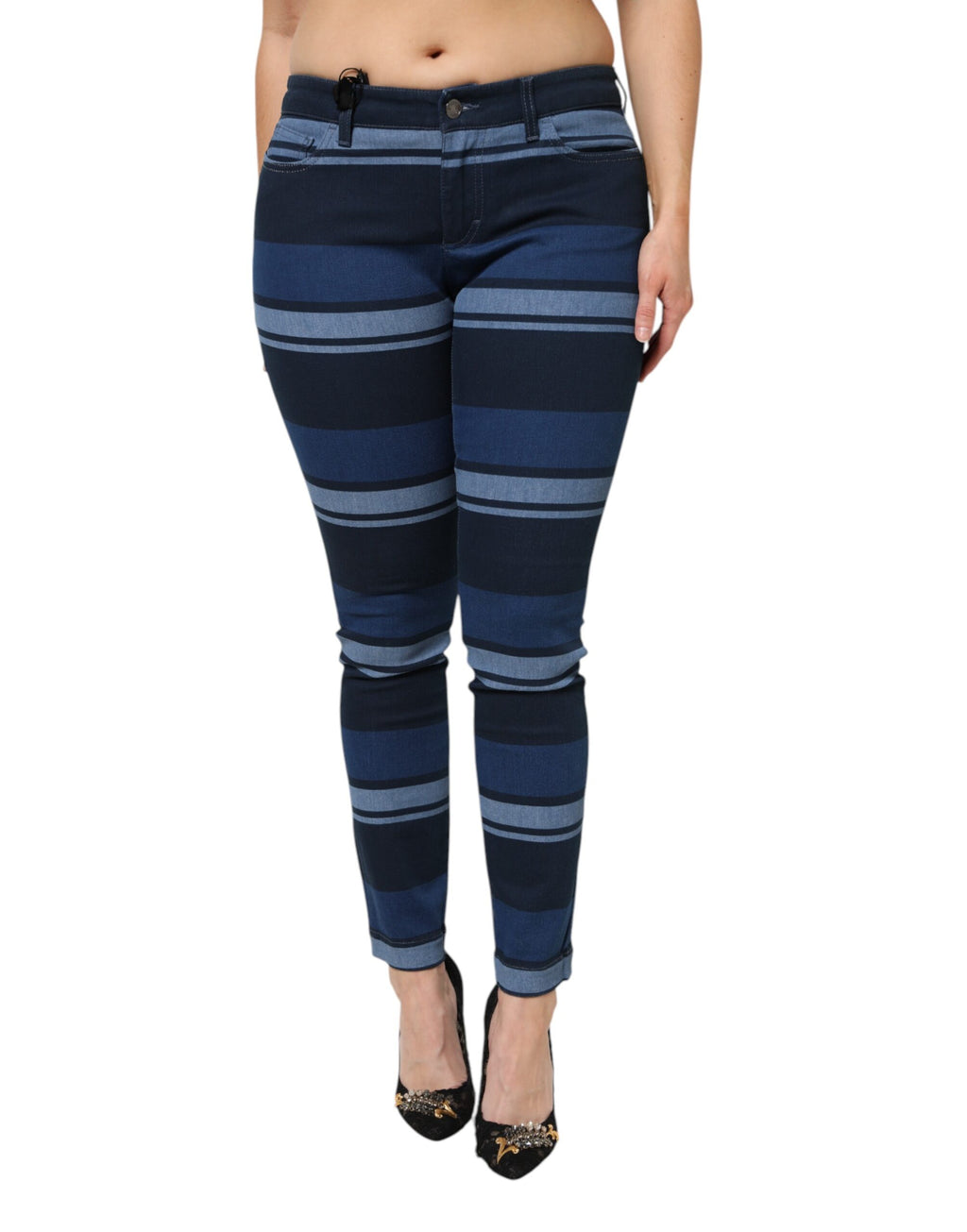 Dolce & Gabbana Blue Skinny Jeans for Women alternate view