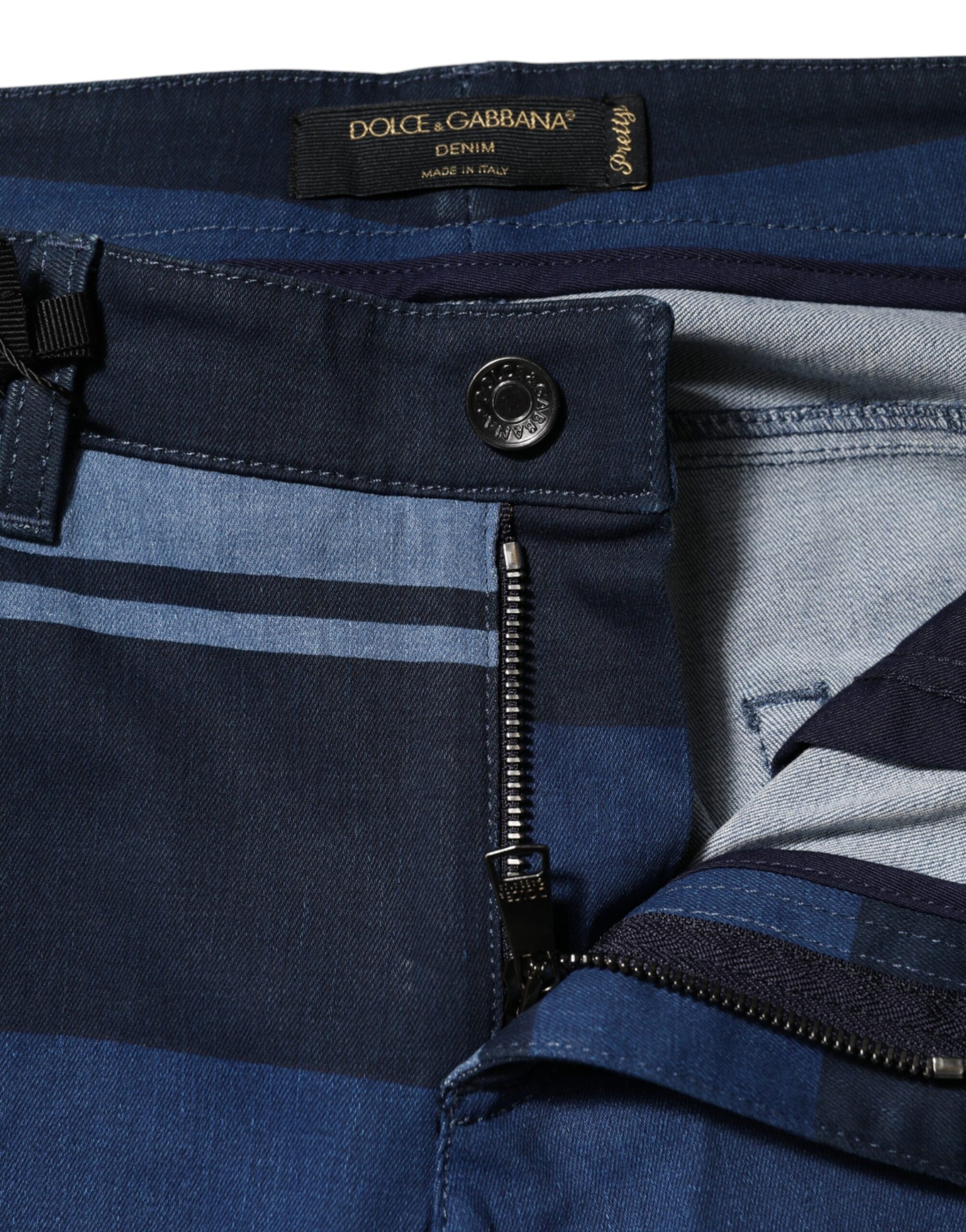 Dolce & Gabbana Blue Skinny Jeans for Women additional view