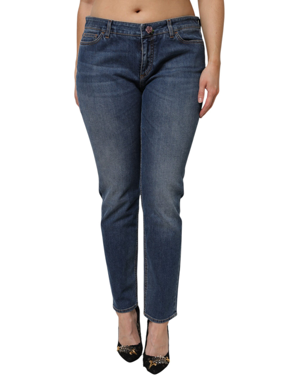 Dolce & Gabbana Blue Skinny Jeans for Women alternate view
