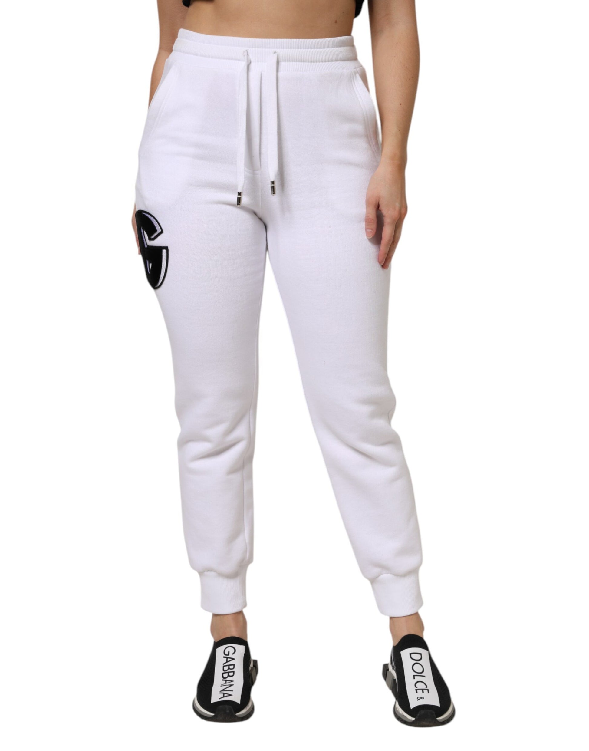 Dolce & Gabbana White Athletic Pants for Women