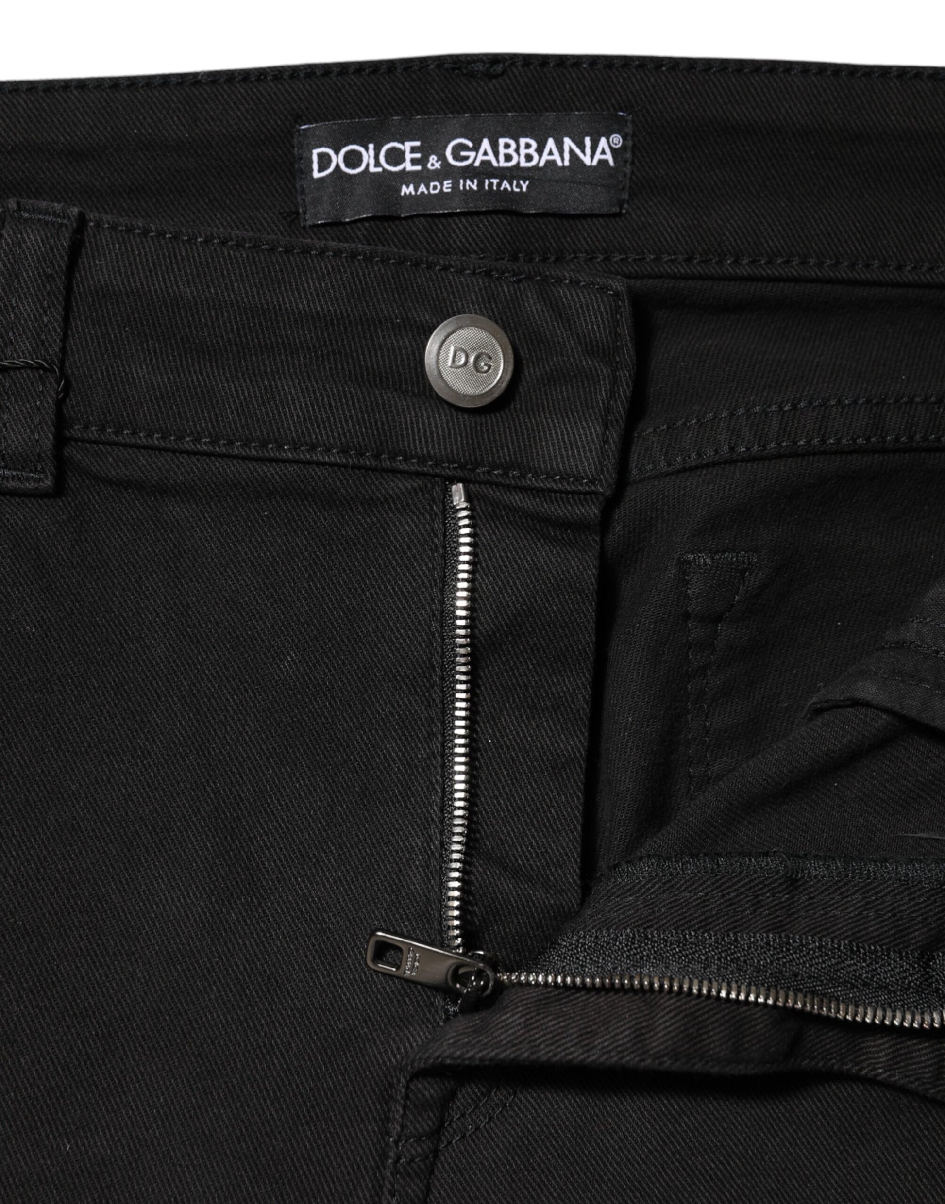 Dolce & Gabbana Black Skinny Jeans for Women additional view