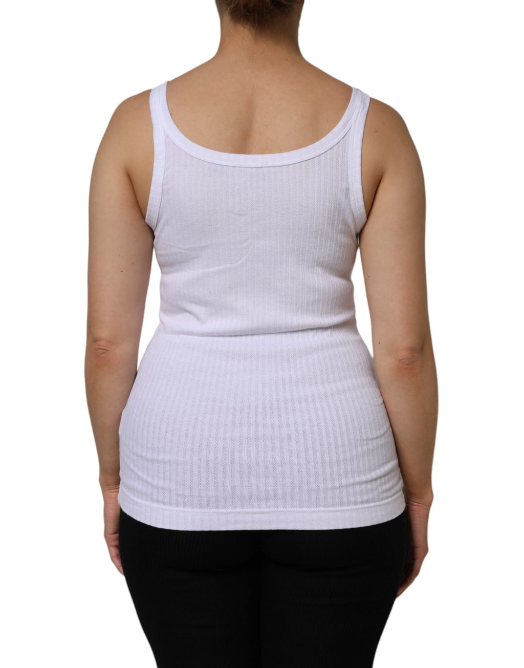 Dolce & Gabbana White Tank Tops T for Women side view