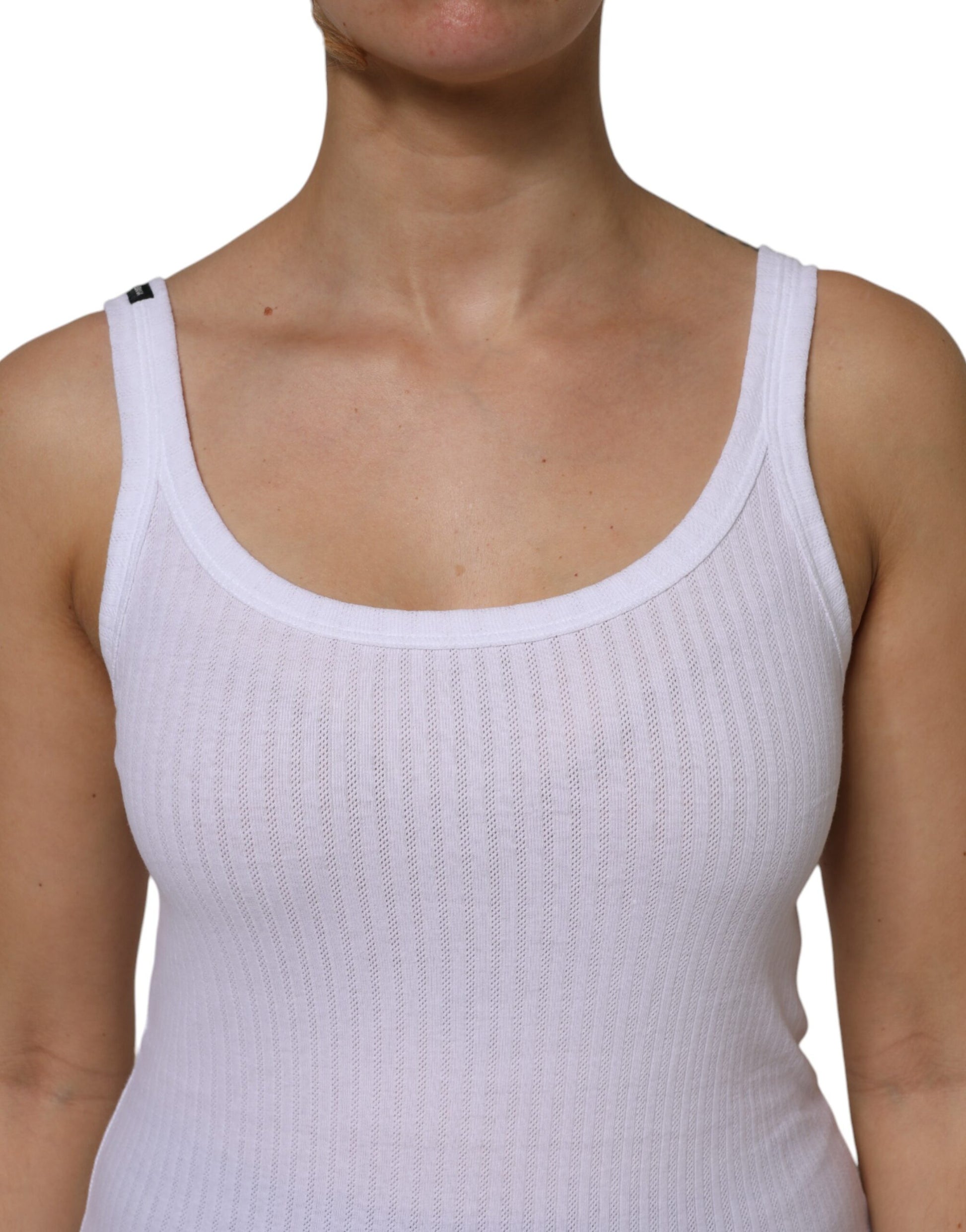 Dolce & Gabbana White Tank Tops T for Women additional view