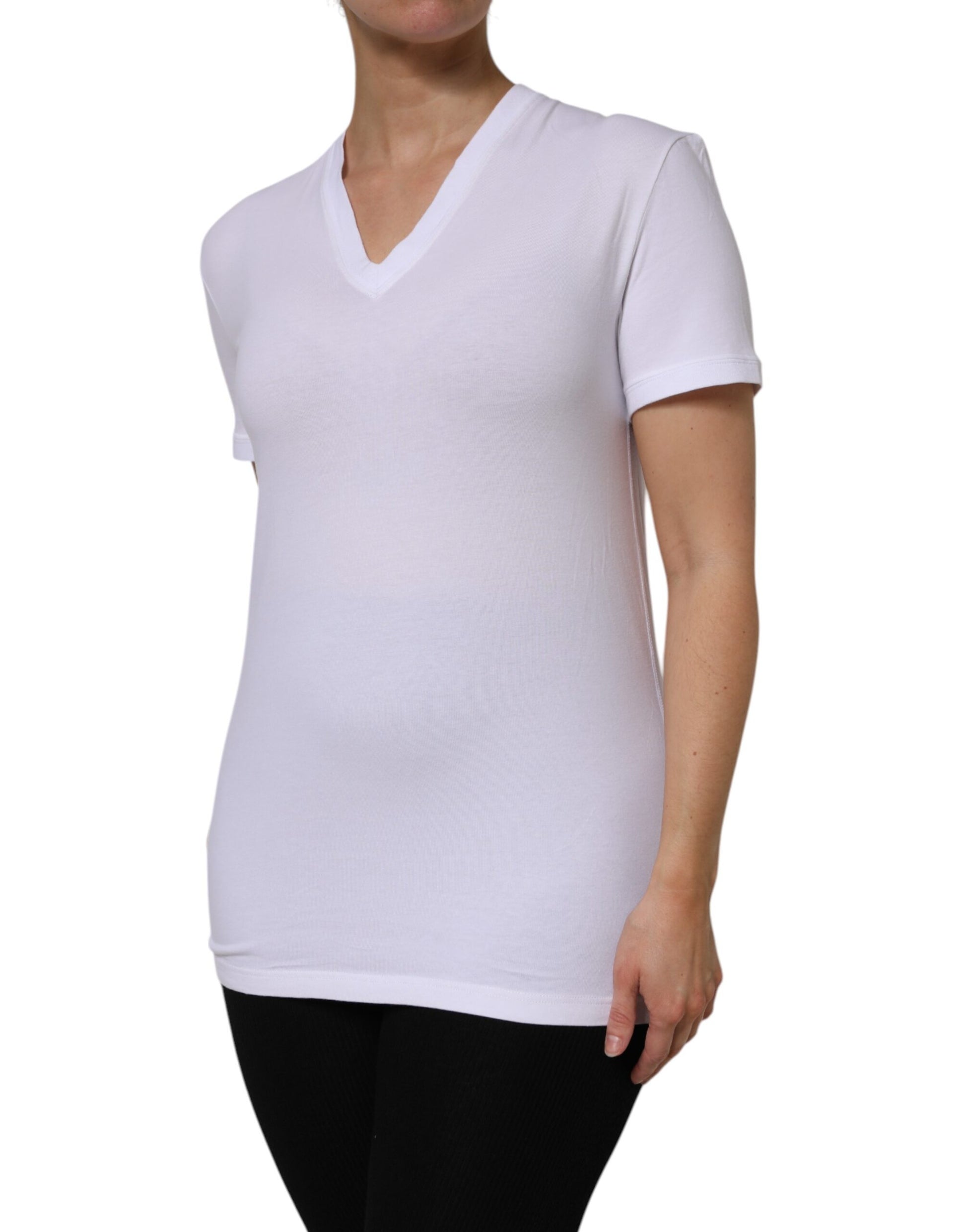 Dolce & Gabbana White T-Shirt for Women detail view