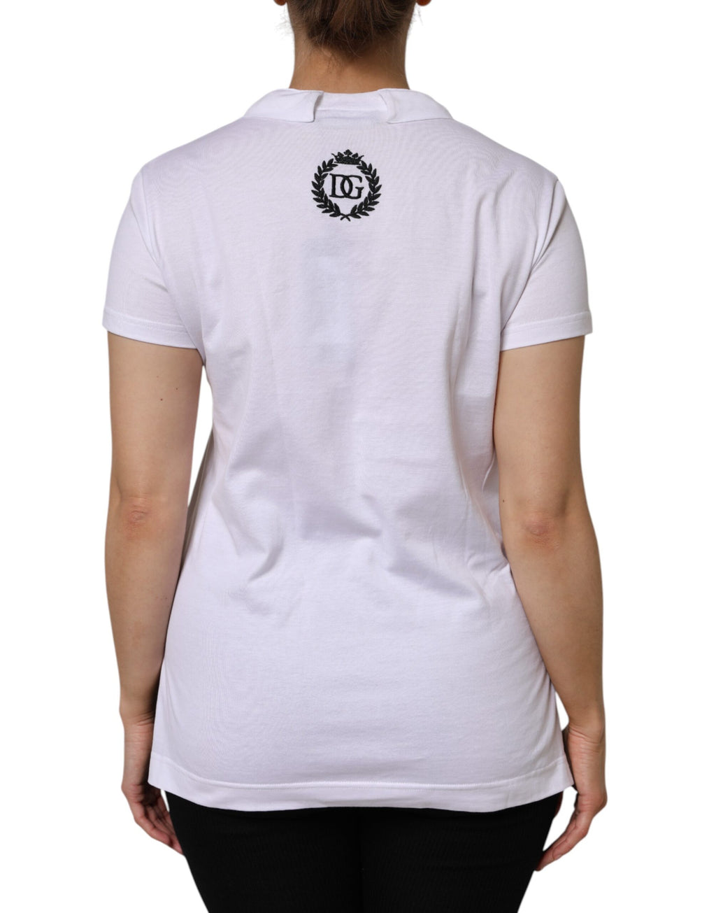 Dolce & Gabbana White T-Shirt for Women side view
