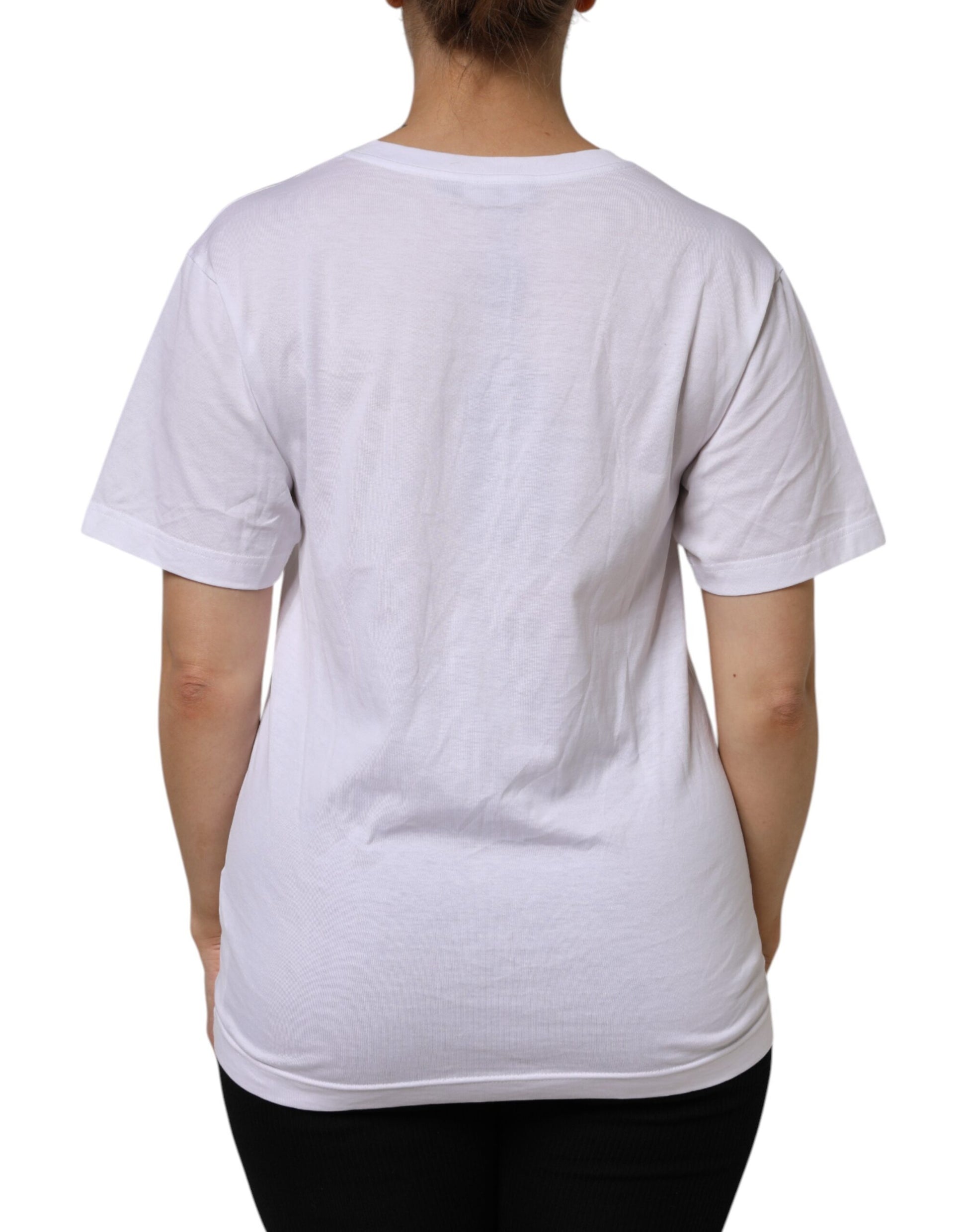 Dolce & Gabbana White T-Shirt for Women side view