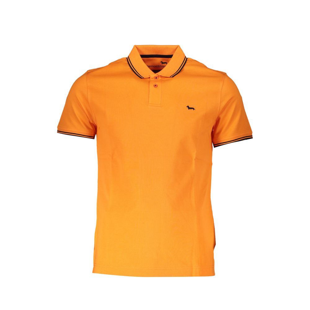 Harmont & Blaine Orange Polo Shirt for Men