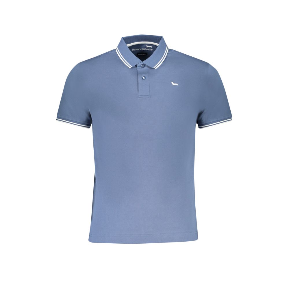 Harmont & Blaine Blue Polo Shirt