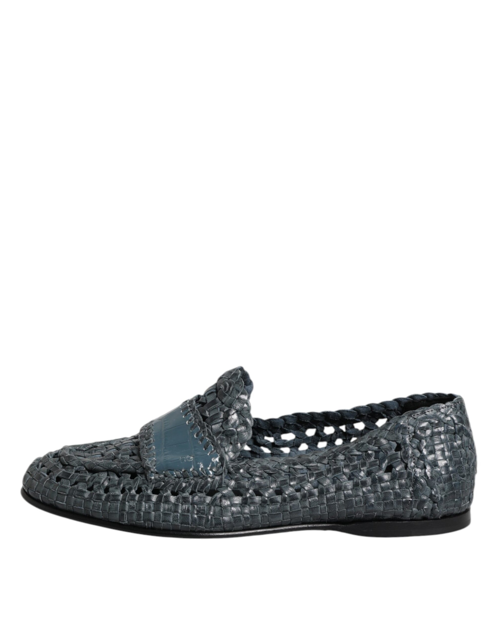 Dolce & Gabbana Blue Slip On Loafers for Men additional view