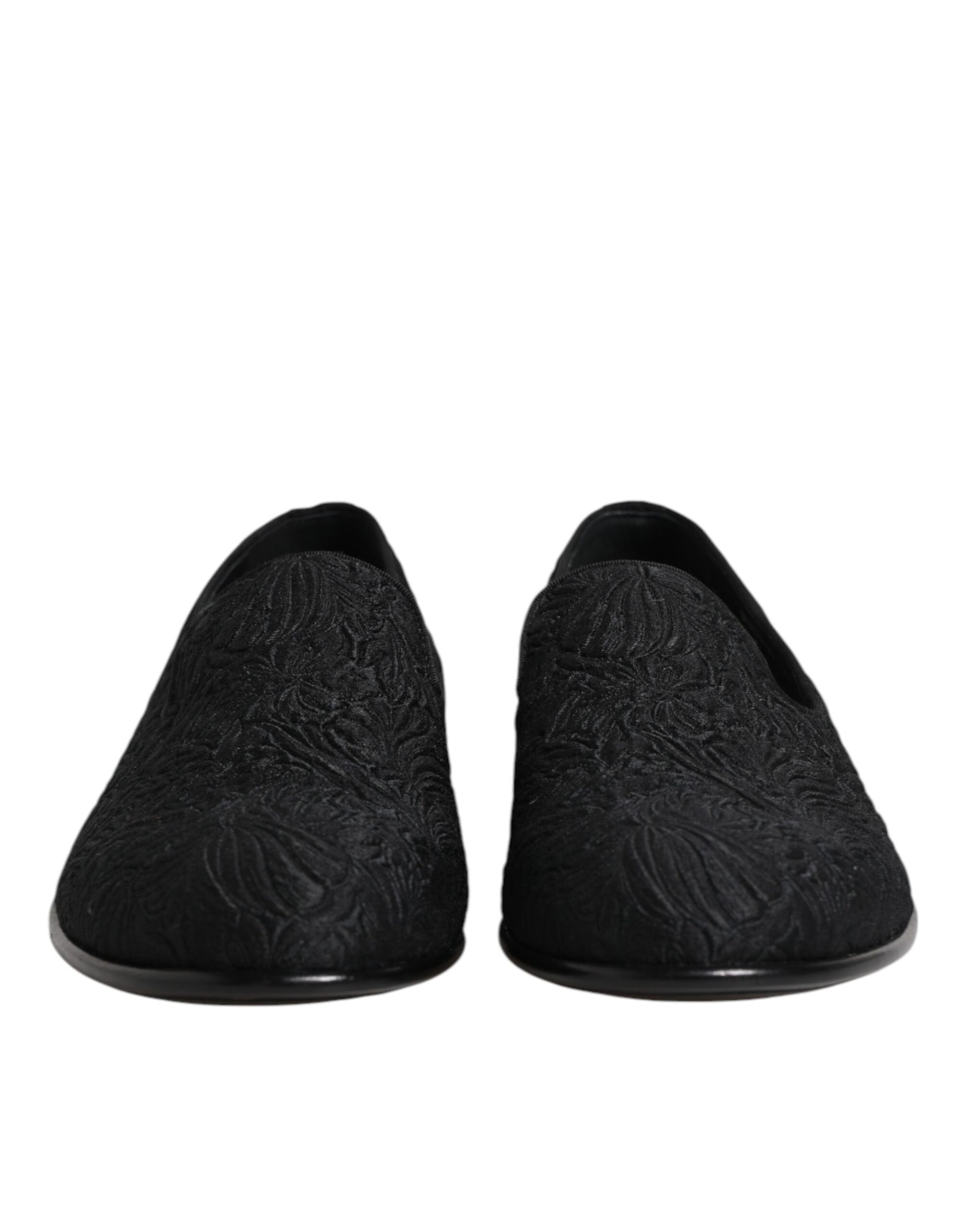 Dolce & Gabbana Black Slip On Loafers for Men alternate view