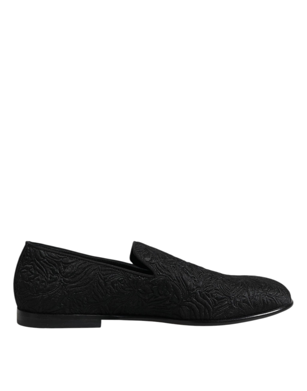 Dolce & Gabbana Black Slip On Loafers for Men