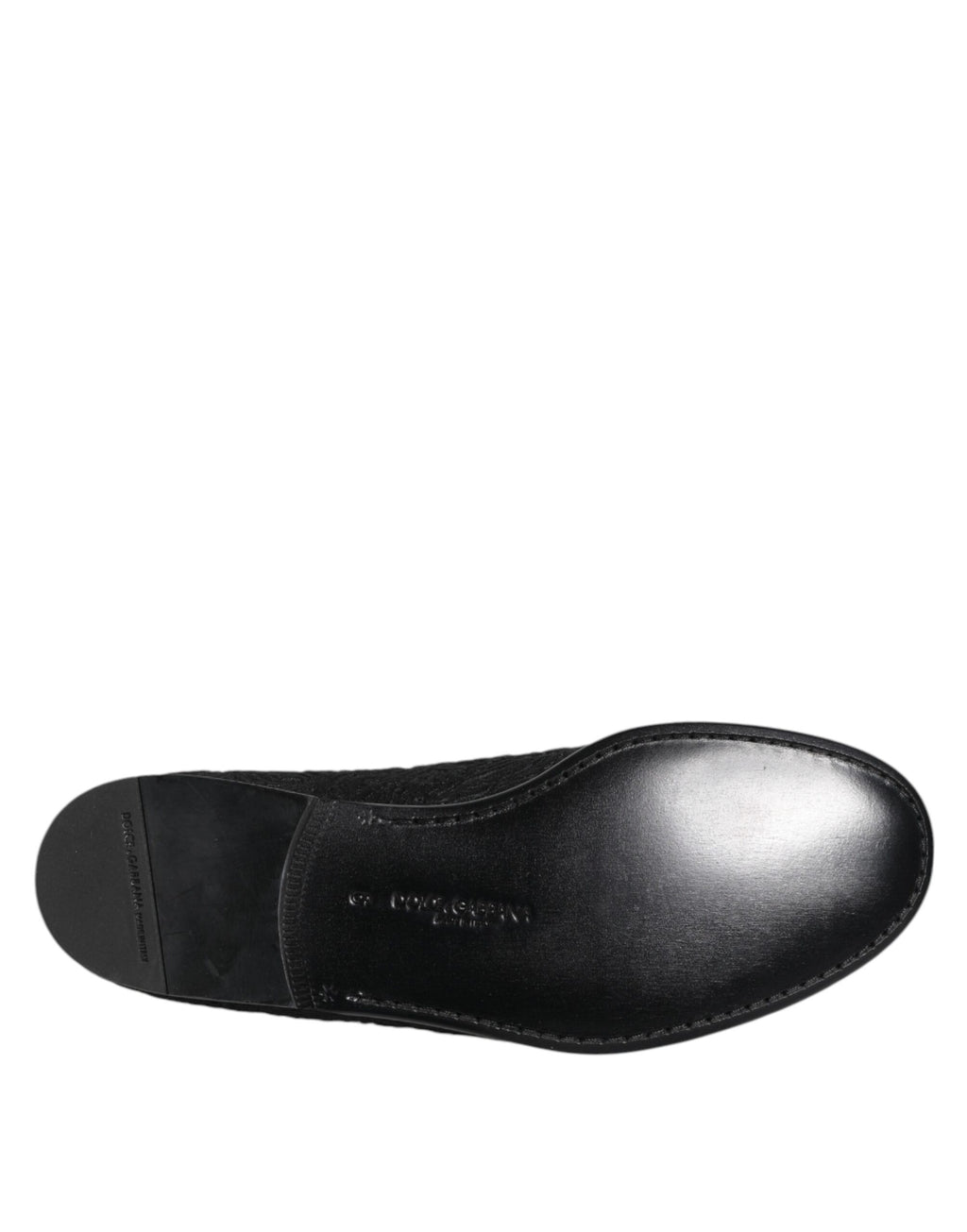 Dolce & Gabbana Black Slip On Loafers for Men additional view