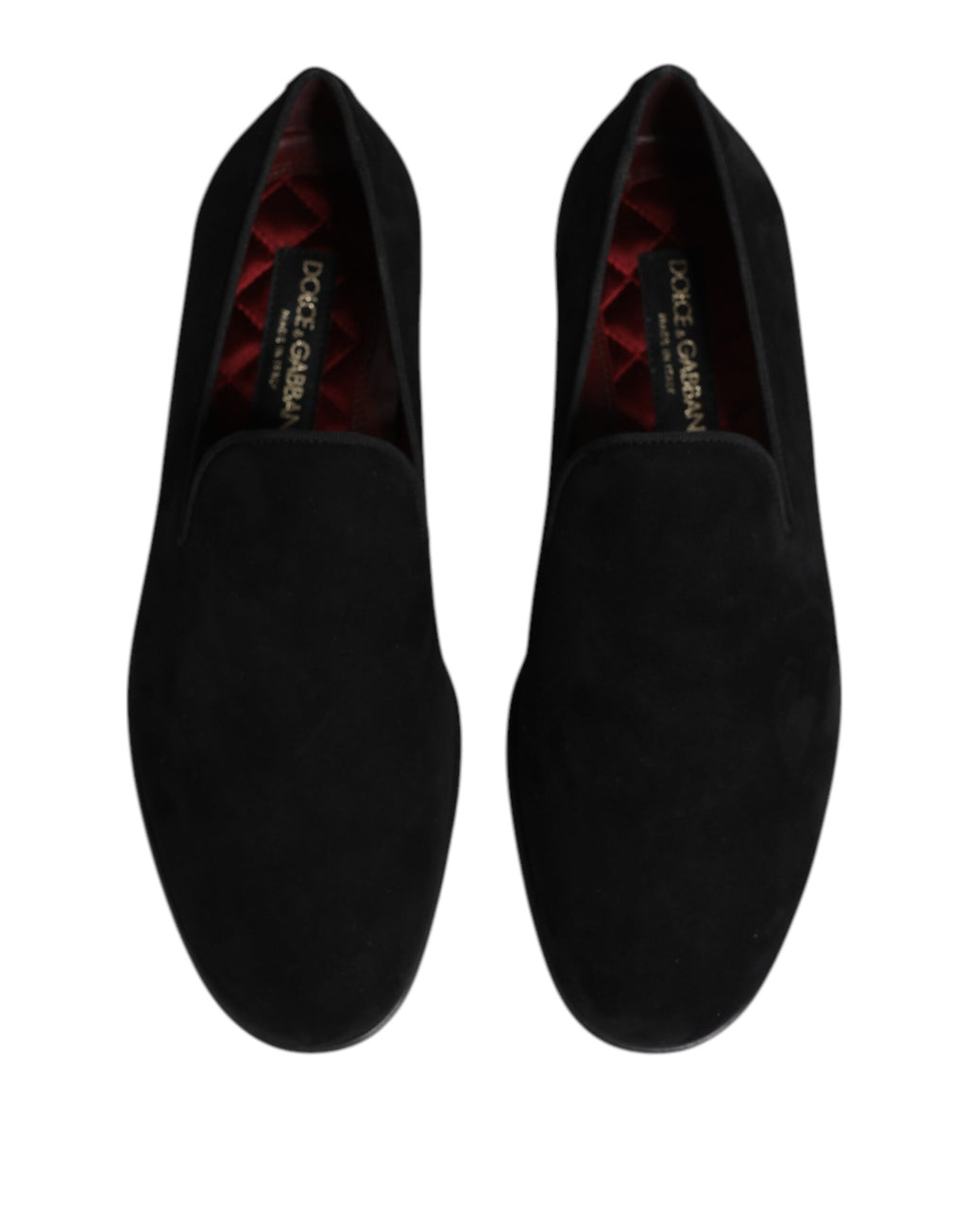 Dolce & Gabbana Black Slip On Loafers for Men detail view