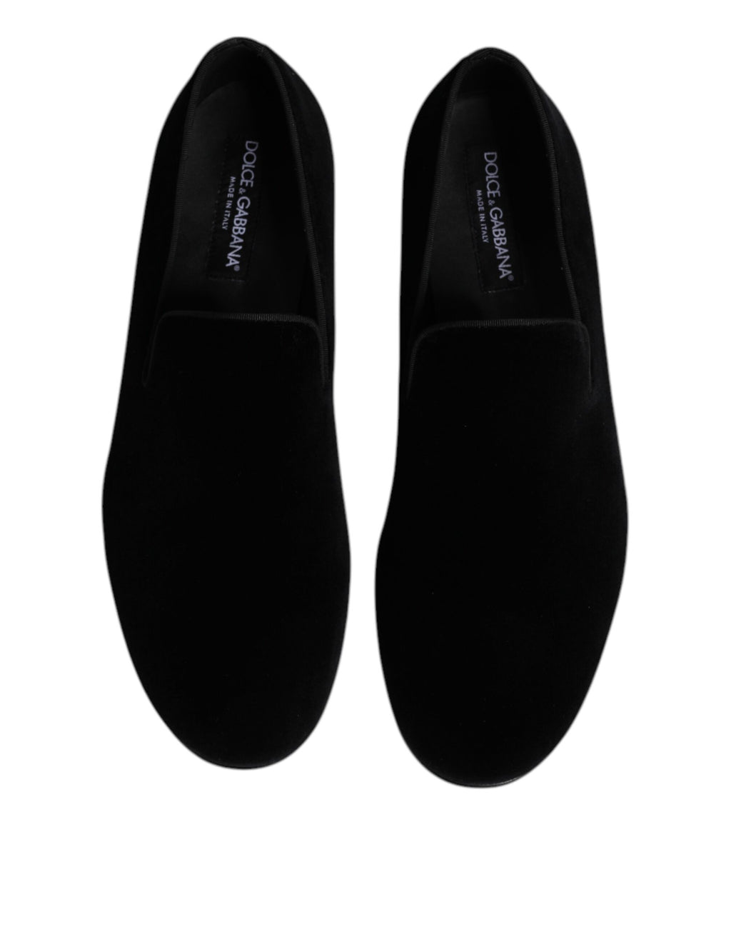 Dolce & Gabbana Black Slip On Loafers for Men detail view
