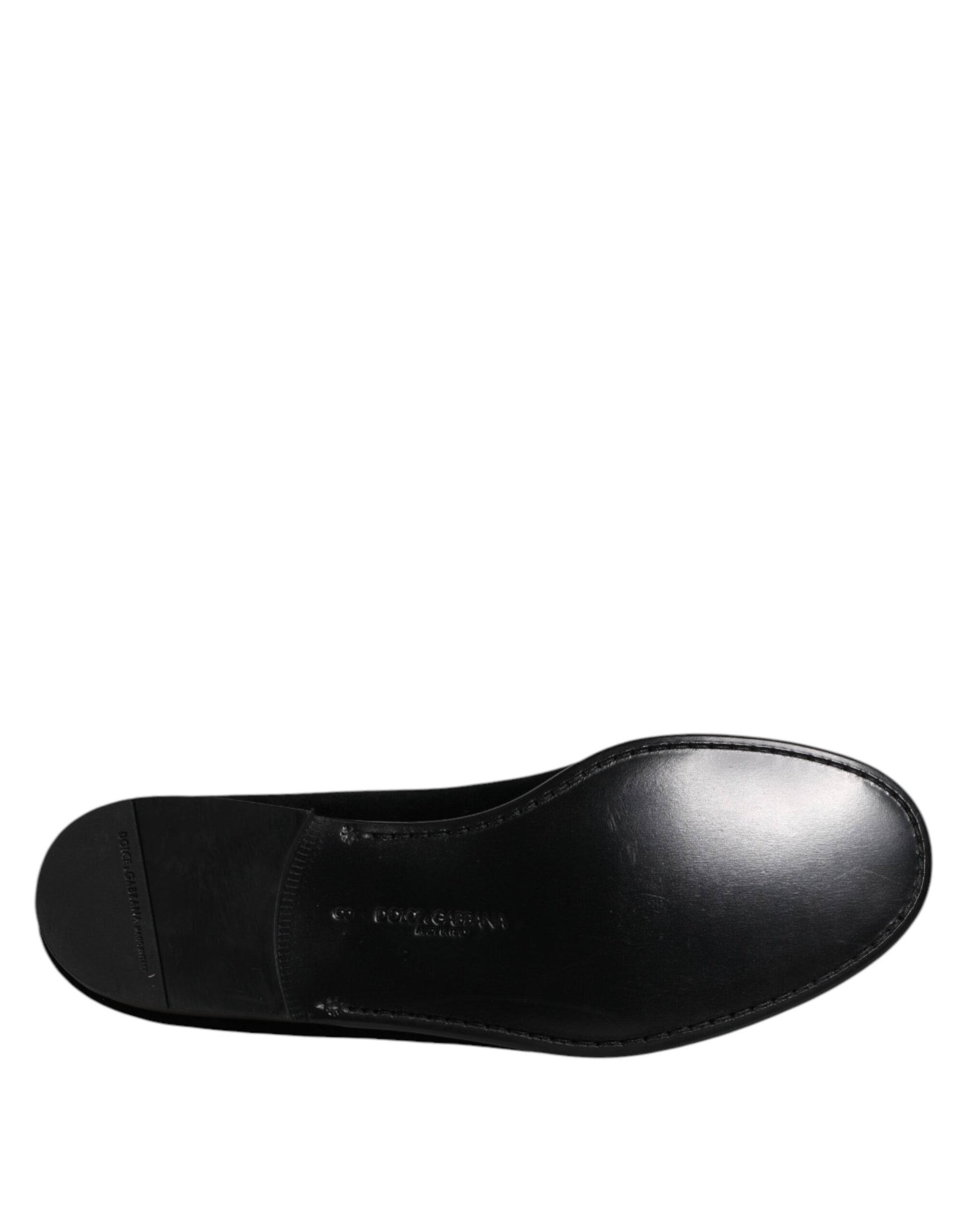 Dolce & Gabbana Black Slip On Loafers for Men additional view