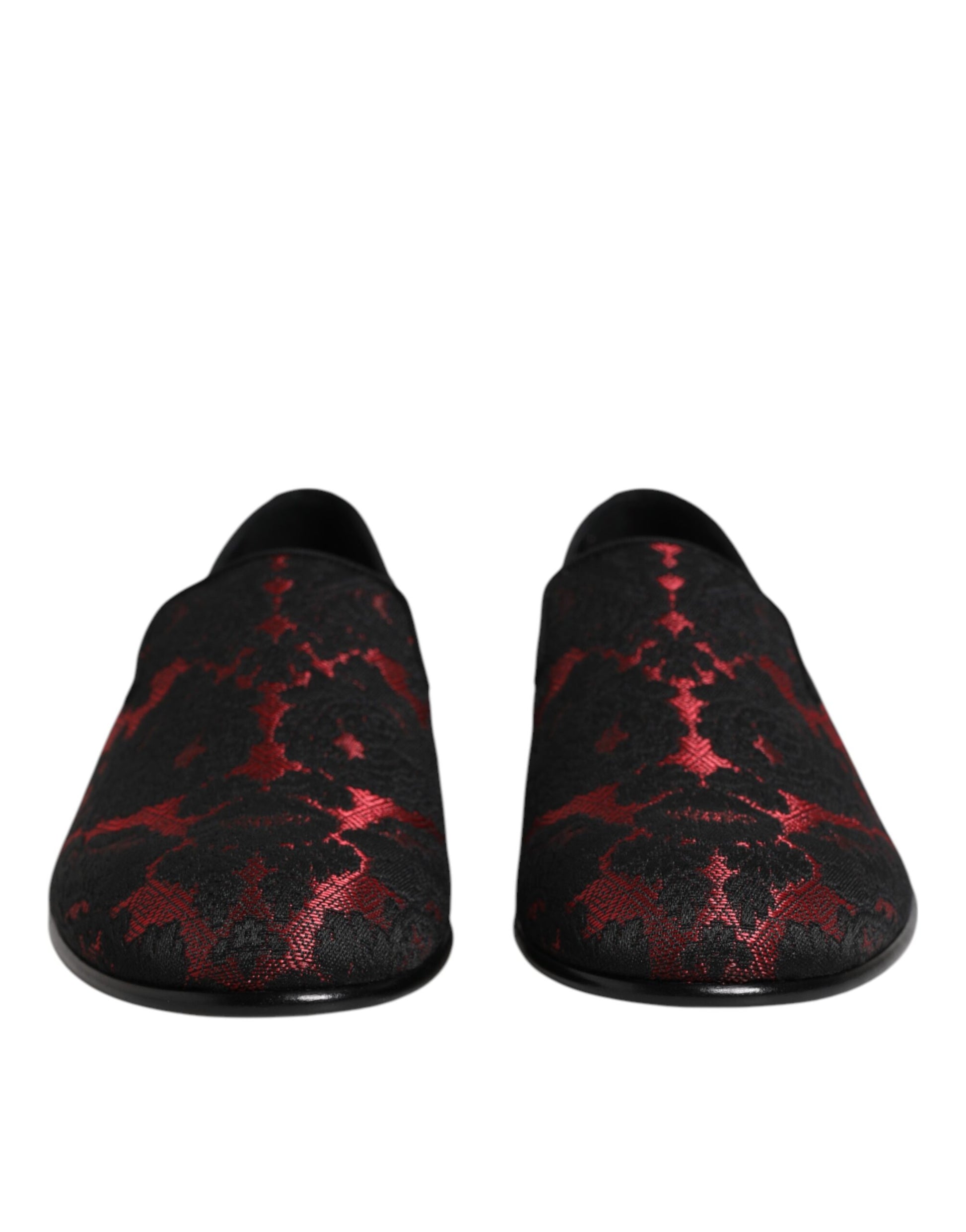 Dolce & Gabbana Red Slip On Loafers for Men alternate view