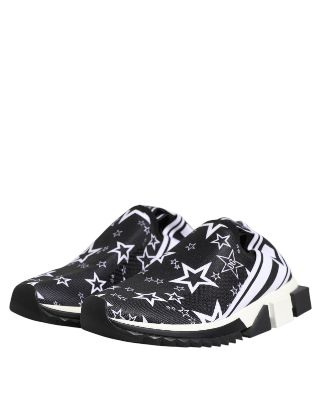 Dolce & Gabbana Black Low Top Sneakers for Men side view