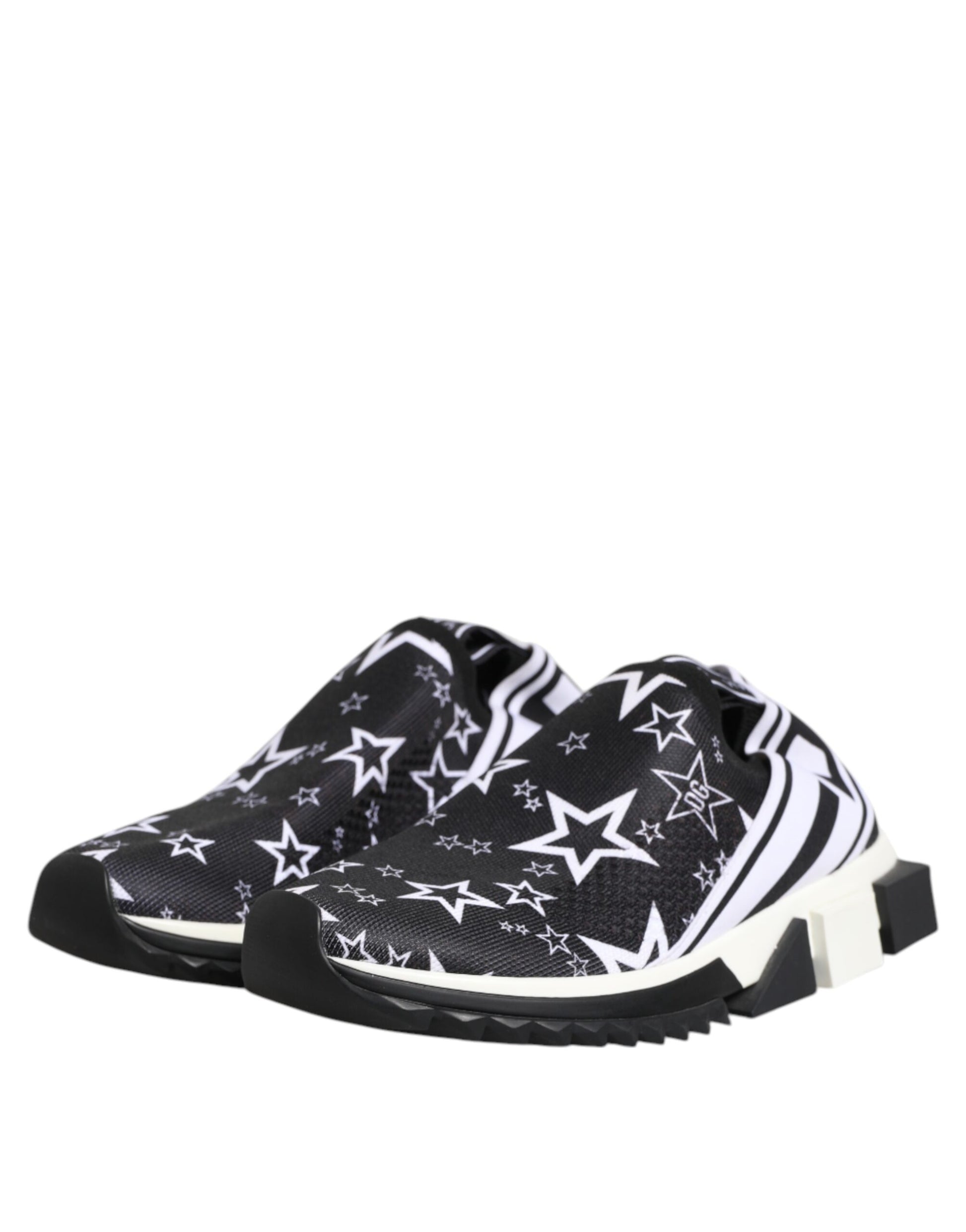 Dolce & Gabbana Black Low Top Sneakers for Men side view